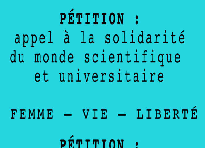 Appel : Solidarité avec les étudiants iraniens